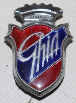 1970's Ford Ghia Emblem Badge: 1.50" x 1"