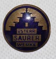 Saurer Trucks Cloisonne Pin Back Badge (1 of 4)