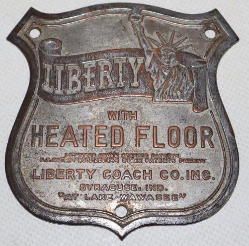 Liberty Coach With Heated Floor Embossed Brass Name Plate (1 of 2)