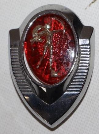 1950's Youngstown Cabinet Emblem: 1.75" x 2.50" x .75"