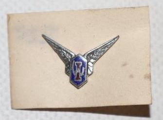 Wings Club Sterling Silver Lapel Pin (1 of 2)