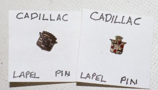 Group of 2 Cadillac Motor Car Co. Lapel Pins (1 of 2)