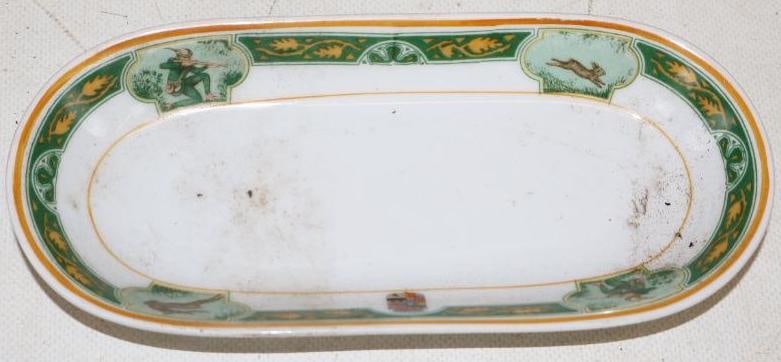 Cadillac Royal Bavarian China Oval Serving Plate: 7.50" x 3.25" x 1"