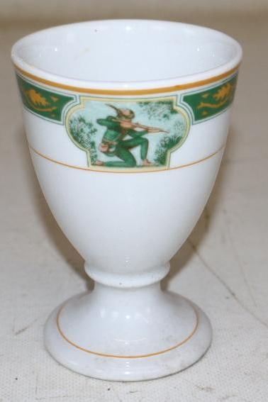 Cadillac Royal Bavarian China Goblet: 3" x 3" x 4.25"