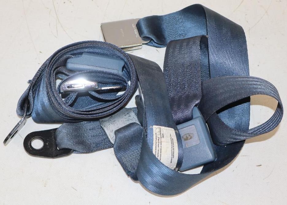 1960's Ford Blue Adjustable Seat Belts: 5" x 8" x 3" when packaged