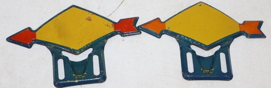 Group of 2 Unused Sunoco License Plate Toppers (1 of 2)