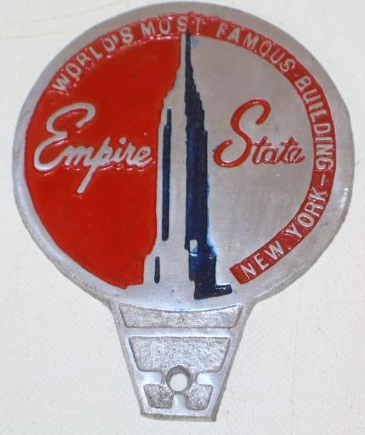 Worlds Most Famous Building Empire State New York License Plate Topper (1 of 2)