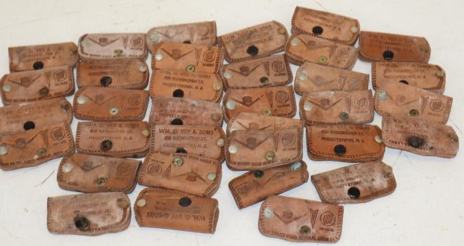 Group of 34 Cadillac, Pontiac, Buick Leather Key Holders (1 of 4)