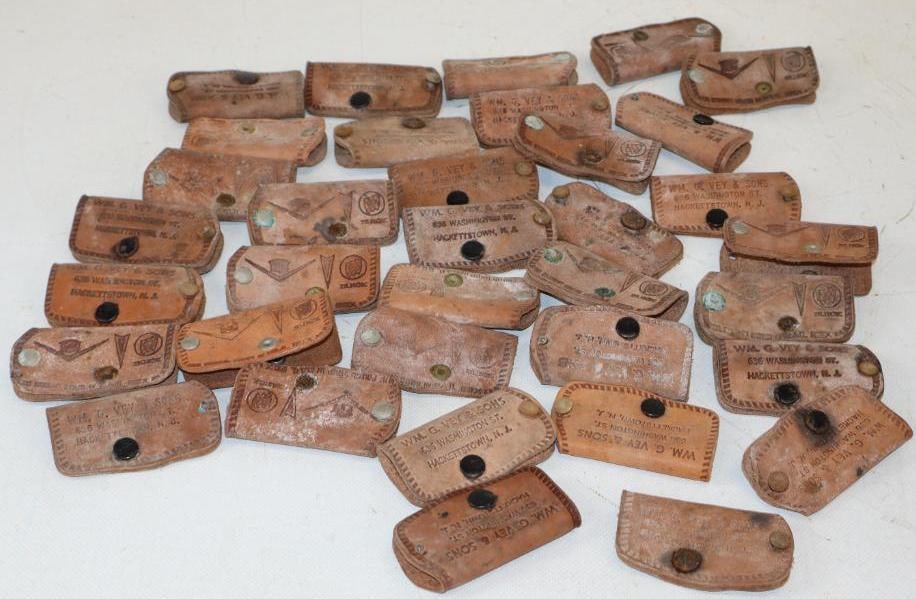 Group of 34 Cadillac, Pontiac, Buick Leather Key Holders (1 of 4)