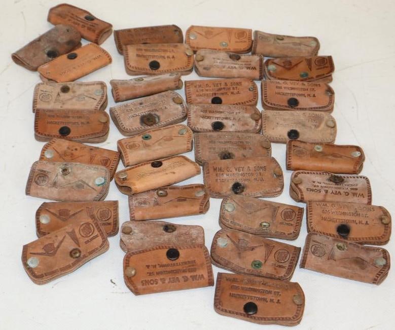 Group of 35 Cadillac, Pontiac, Buick Leather Key Holders (1 of 4)