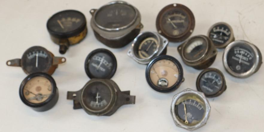 Group of 14 Early Automobile Gauges (1 of 6)