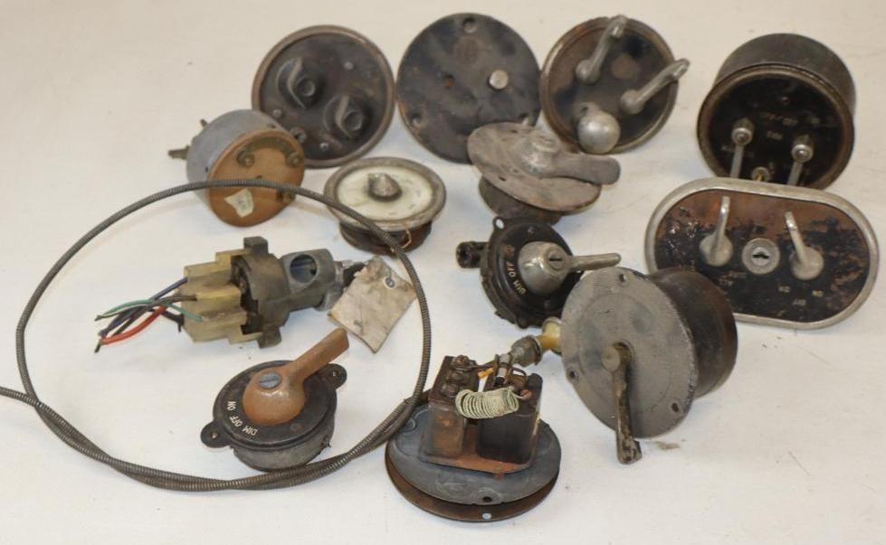 Group of 13 Early Automobile Ignition Switches (1 of 6)