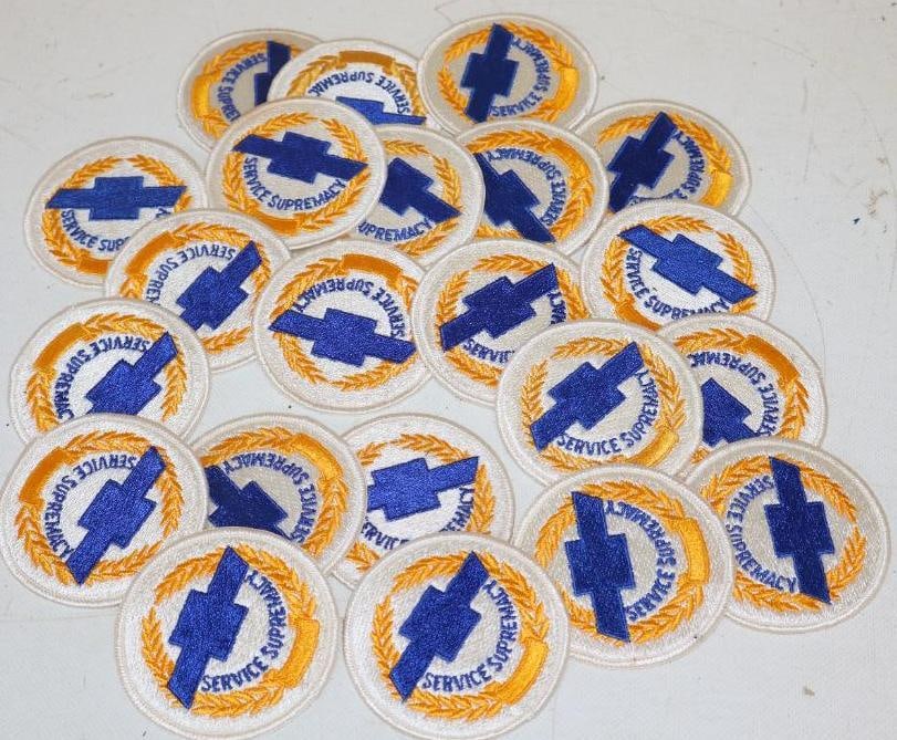 Group of 23 Chevrolet Service Supremacy Coat Patches: 3" x 3" each