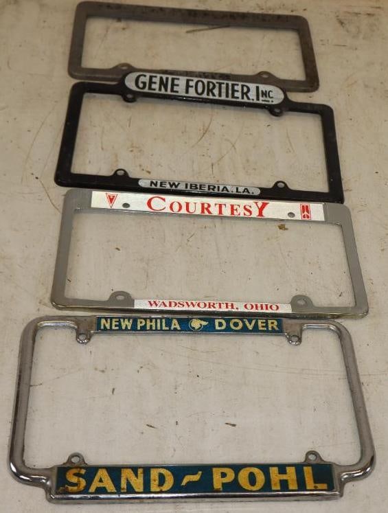 Group of 4 Pontiac And Penn State Alumni License Plate Frames (1 of 2)