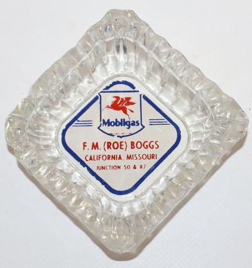 Mobilgas Pegasus California Missouri Advertising Ash Tay: 3" x 3" x 1"
