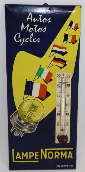 Lampe Norma Automobile Light Bulb TOC Advertising Thermometer (1 of 2)
