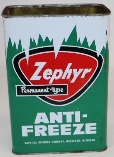 Zephyr Permanent Type One Gallon Antifreeze Can (1 of 4)