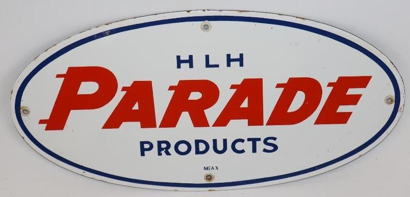 HLH Parade Products Porcelain Gas Pump Plate: 16" x 8"