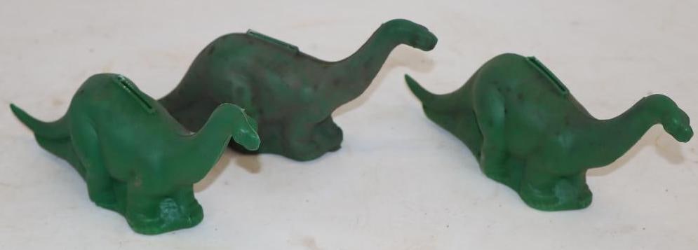 Group of 3 Sinclair Dinosaur Gas Station Banks (1 of 3)