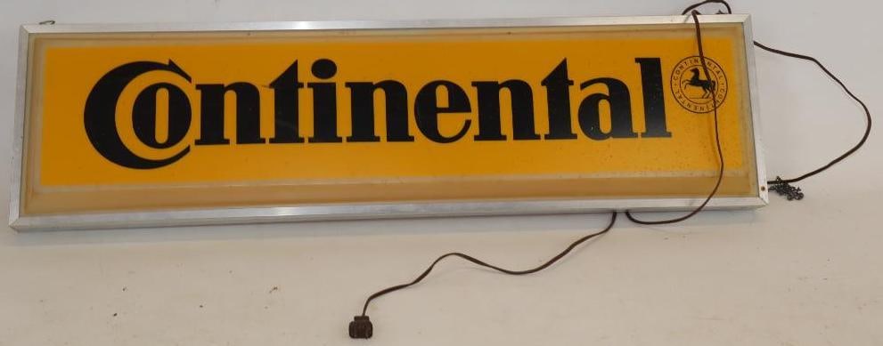 Continental Tire Double Sided Light Up Advertising Sign (1 of 2)