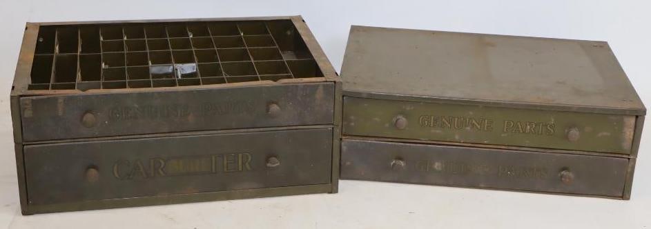 Carter Carburetor Metal Countertop Advertising Display Cabinet (1 of 4)