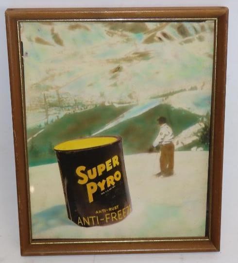 Super Hyro Anti Freeze Framed Advertisement: 10.50" x 8.50" x 1"