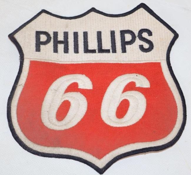 Phillips 66 Gas Station Coat Patch: 6.50" x 7"
