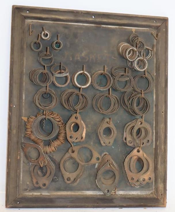 Early Automobile Framed Gasket Display (1 of 2)