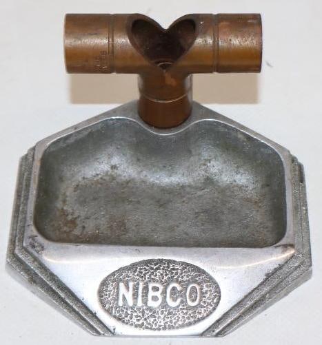 Nibco Brass Company Advertising Ash Tray: 3.75" x 2.50" x 3.25"