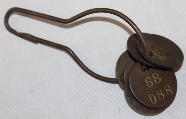Group of 8 RTB Company Brass Tool Tags (1 of 2)