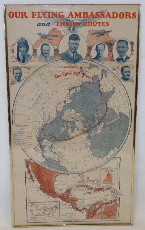 1928 Our Flying Ambassadors Advertising Poster (1 of 2)