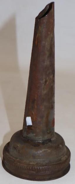 Embossed Socony Oil Bottle Spout Lid (1 of 3)