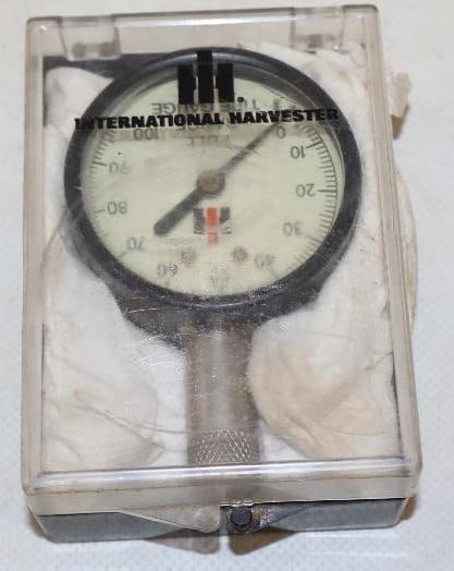 International Harvester Tire Pressure Gauge In Original Case (1 of 3)