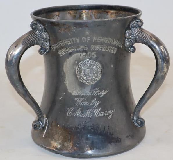 1905 University Of Pennsylvania Swimming 2nd Prize Trophy (1 of 4)