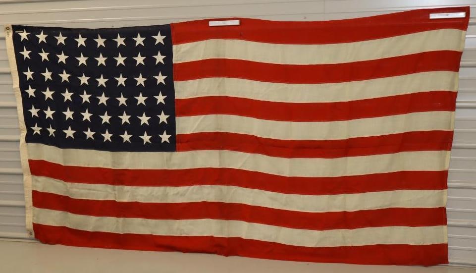 48 Star Hand Stitched US Flag (1 of 2)