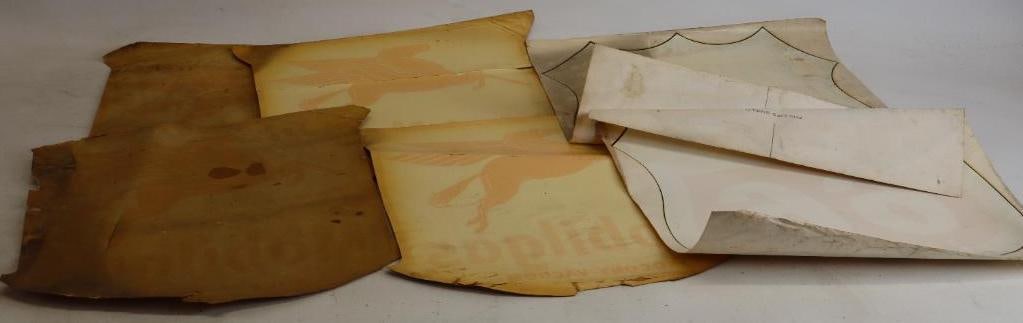 Group of 6 Mobil Gas And Phillips 66 Gas Pump Sticker Decals (1 of 4)