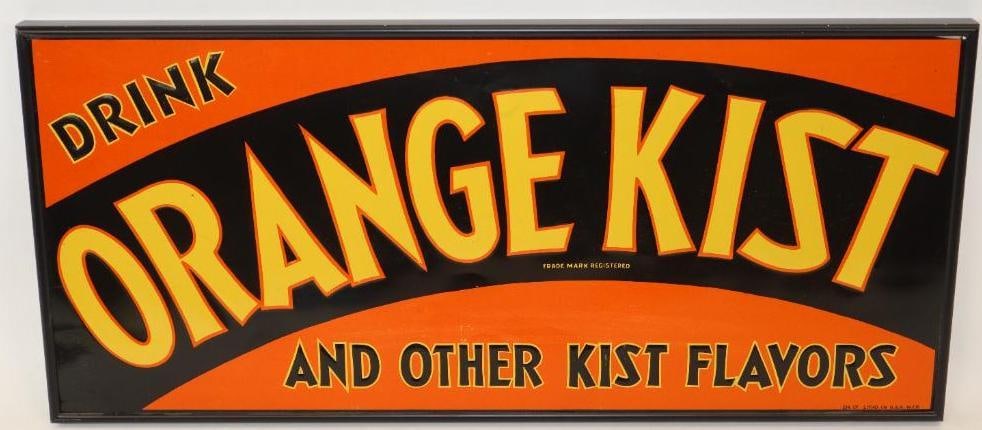 Drink Orange Kist Soda Embossed SST Sign (1 of 5)