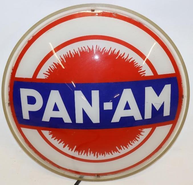 Pan-Am Burst Logo Gas Pump Globe Display (1 of 7)