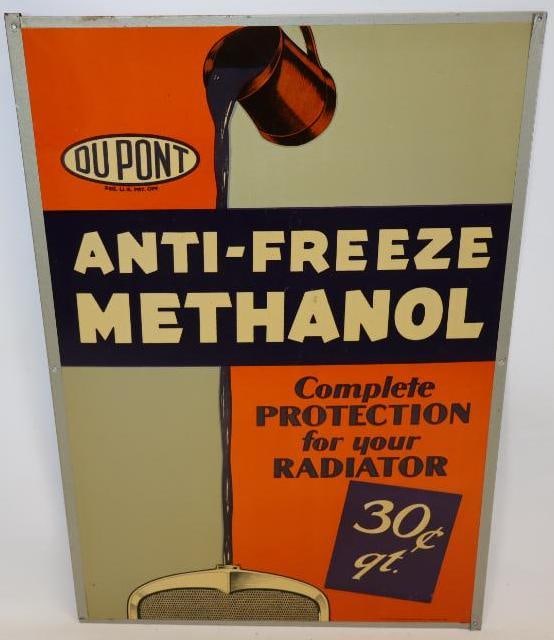 DuPont Methanol Antifreeze Metal Framed Cardboard Sign (1 of 8)