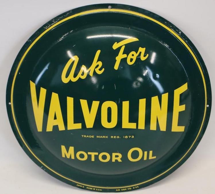 Ask For Valvoline Motor Oil Small SST Button Sign (1 of 9)