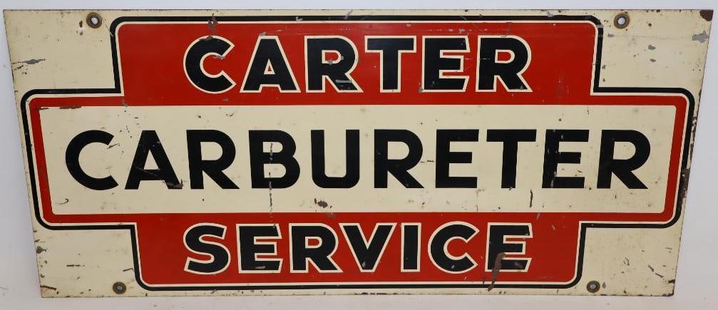 Carter Carburetor Service DST Sign (1 of 12)