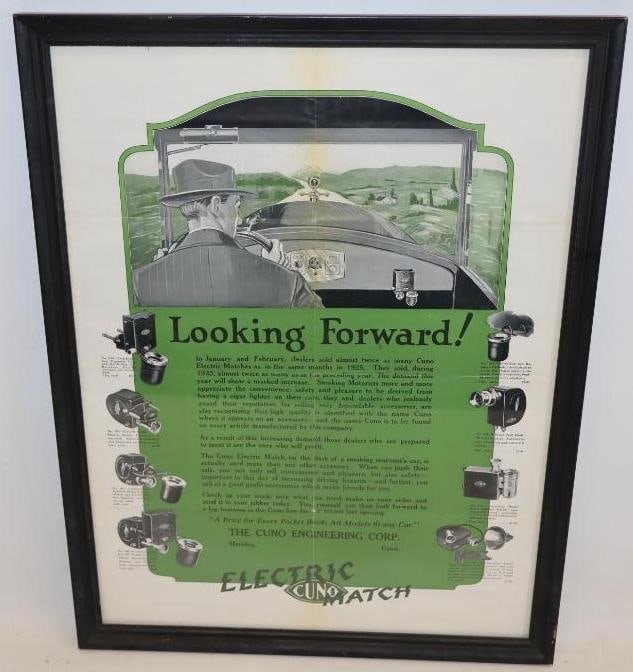 Cuno Electric Match Automobile Accessory Advertising Poster (1 of 9)