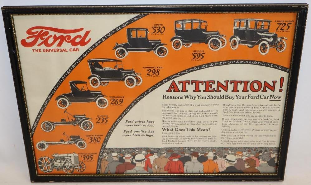 1923 Ford Model T "Universal Car" Advertising Poster (1 of 11)