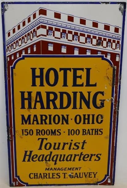 Hotel Harding Marion Ohio SSP Roadside Lighthouse Sign (1 of 7)
