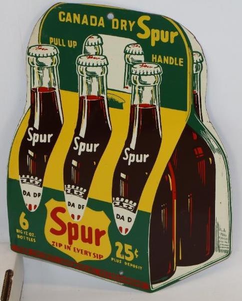 Canada Dry Spur 6 Pack SST Sign (1 of 5)