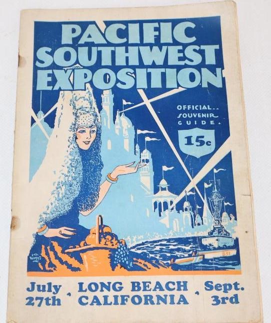 1928 Pacific Southwest Exposition Official Souvenir Guide: 6" x 9"