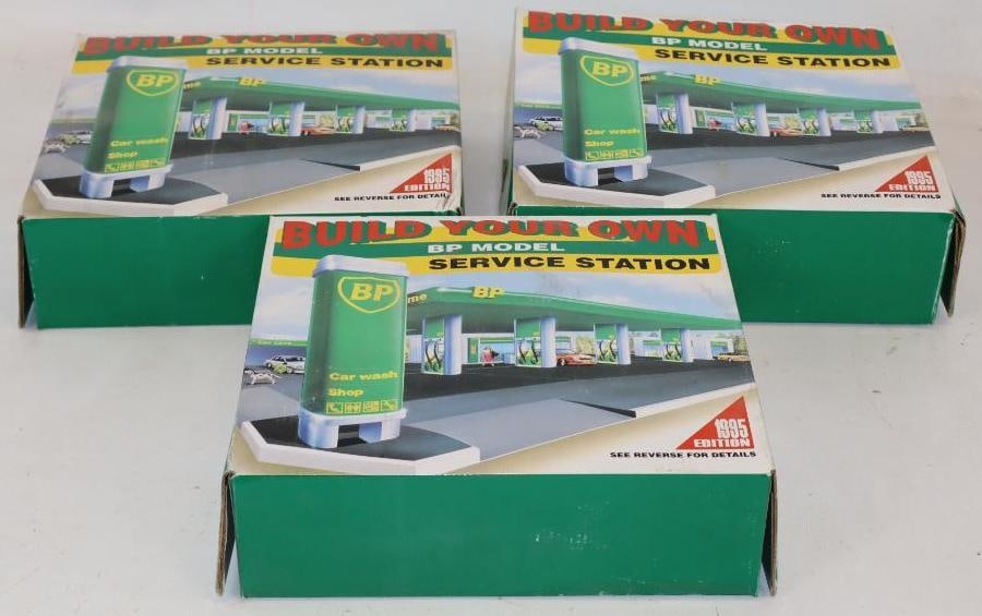Group of 3 BP Build Your Own Service Station Models (1 of 3)