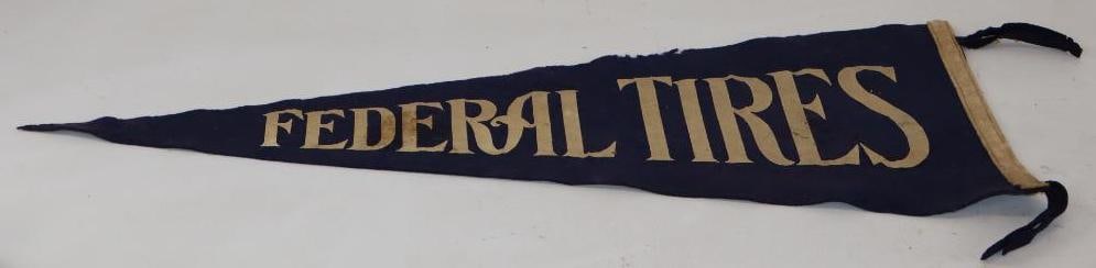 Federal Tires Advertising Felt Pennant (1 of 2)