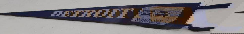 Havoline Motor Oil Detroit Advertising Felt Pennant: 23.5" x