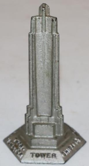 1934 Havoline Chicago Tower Thermometer Souvenir Paperweight (1 of 3)